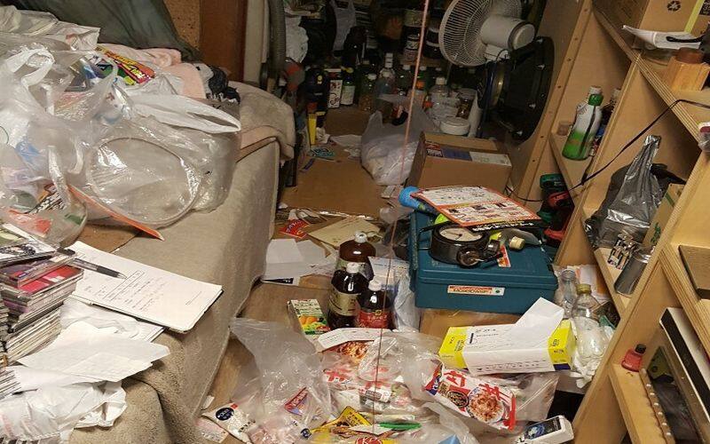 ゴミ屋敷の写真