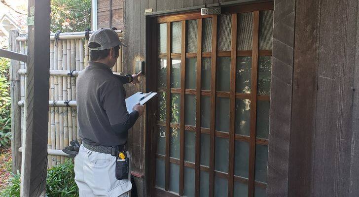 見積もり訪問の写真